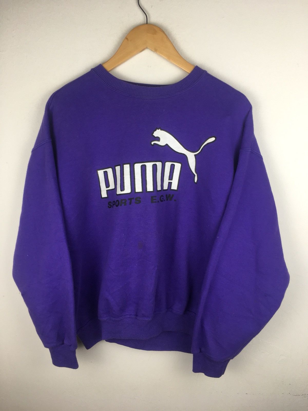 Puma × Vintage vintage puma Swearshirt Big logo armpit23x24 Size US L / EU 52-54 / 3 - 1 Thumbnail