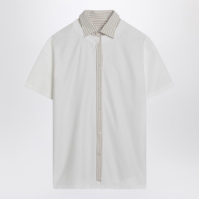 Maison Margiela Maison Margiela White Reversed Shirt T-Shirt Size S / US 4 / IT 40 - 2 Thumbnail