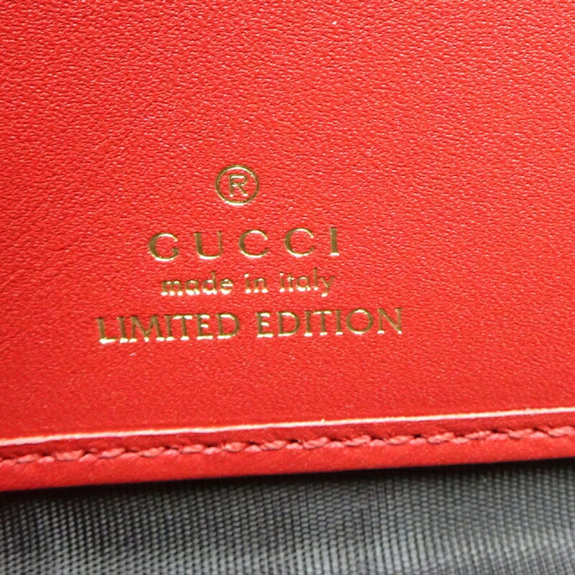 Gucci Gucci Snake Round Wallet Holiday Collection Women's and Men's Long 456863 GG Supreme Khaki (Green) Size ONE SIZE - 6 Thumbnail