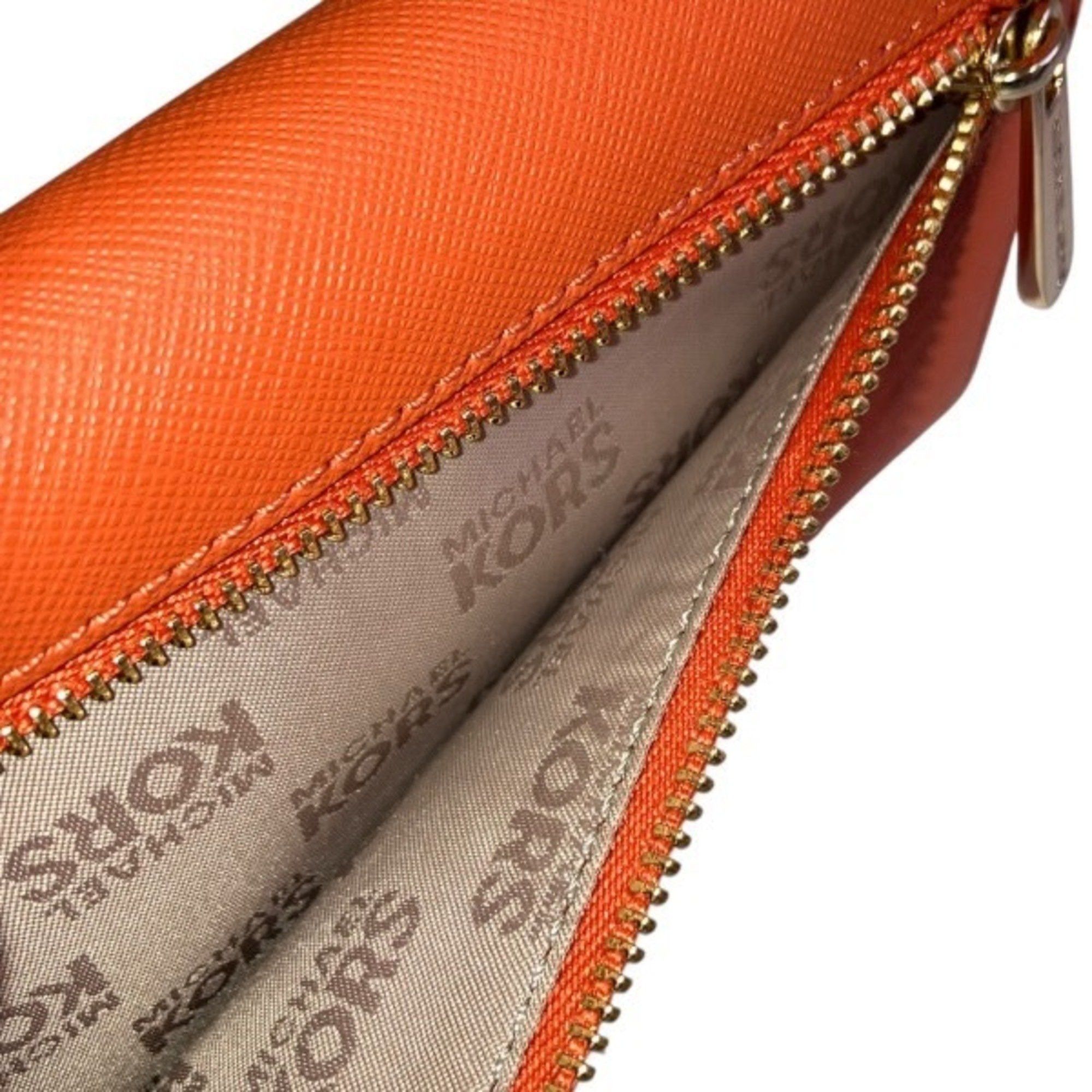 Michael Kors Michael Kors Orange Wallet Long Women's Size ONE SIZE - 7 Thumbnail