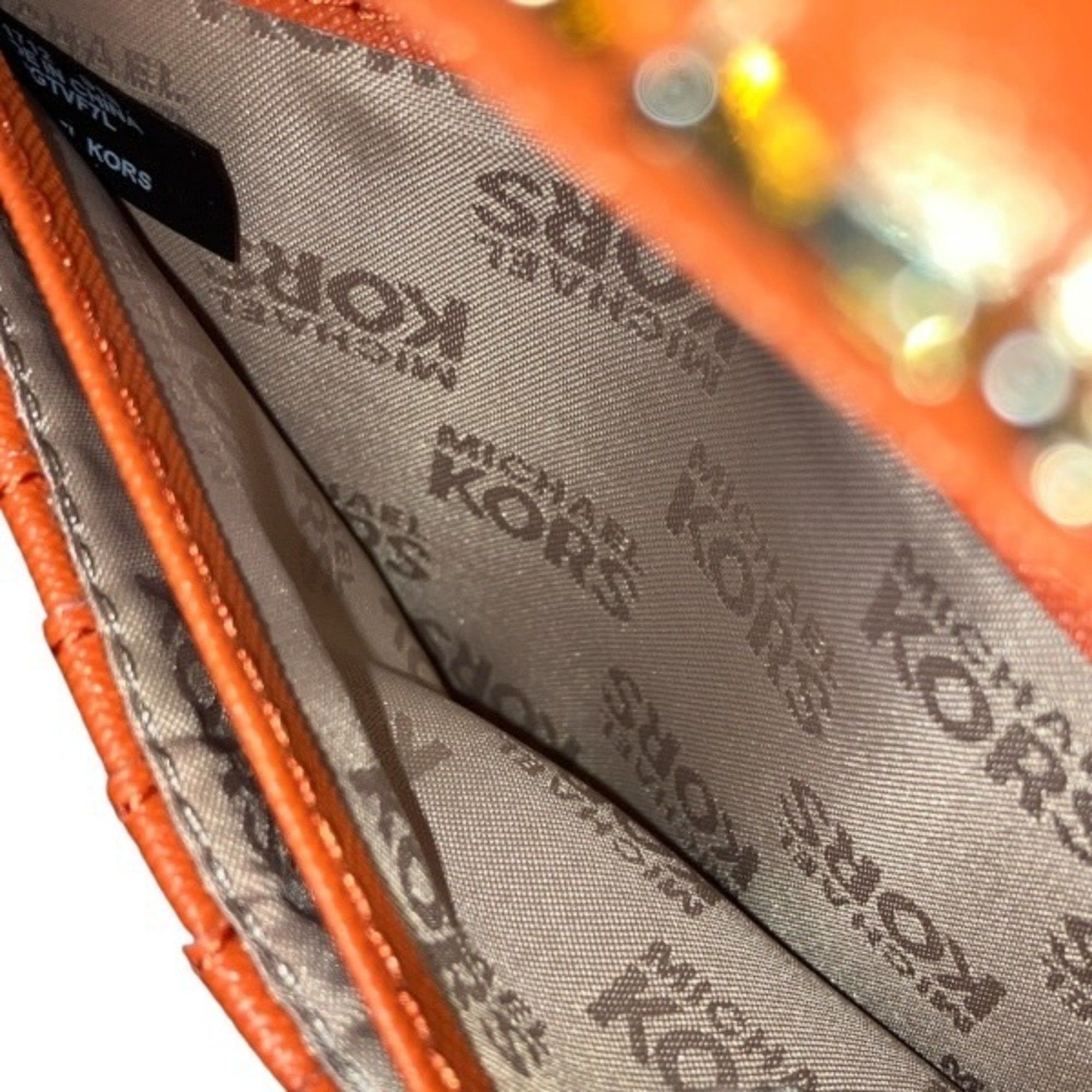 Michael Kors Michael Kors Orange Wallet Long Women's Size ONE SIZE - 6 Thumbnail