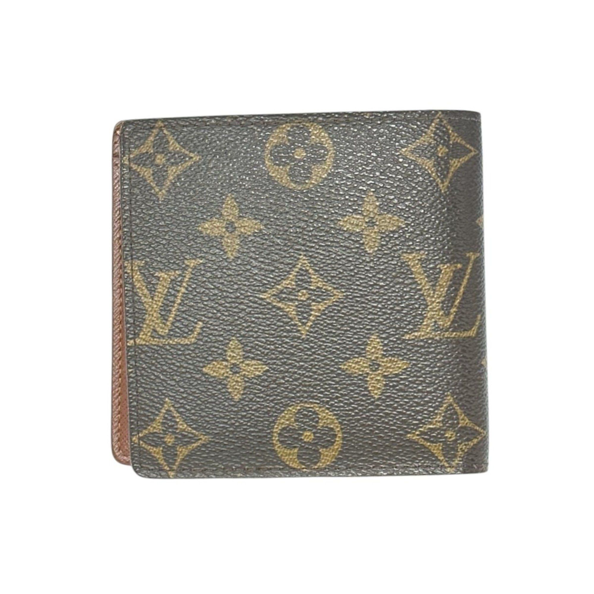 Louis Vuitton Louis Vuitton Bi-fold Wallet Monogram Portefeuille Marco Canvas M61675 Brown Size ONE SIZE - 2 Thumbnail