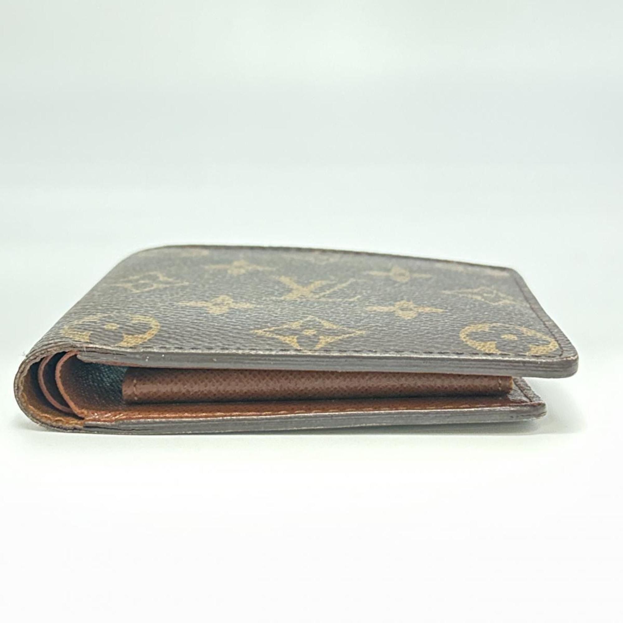 Louis Vuitton Louis Vuitton Bi-fold Wallet Monogram Portefeuille Marco Canvas M61675 Brown Size ONE SIZE - 3 Thumbnail