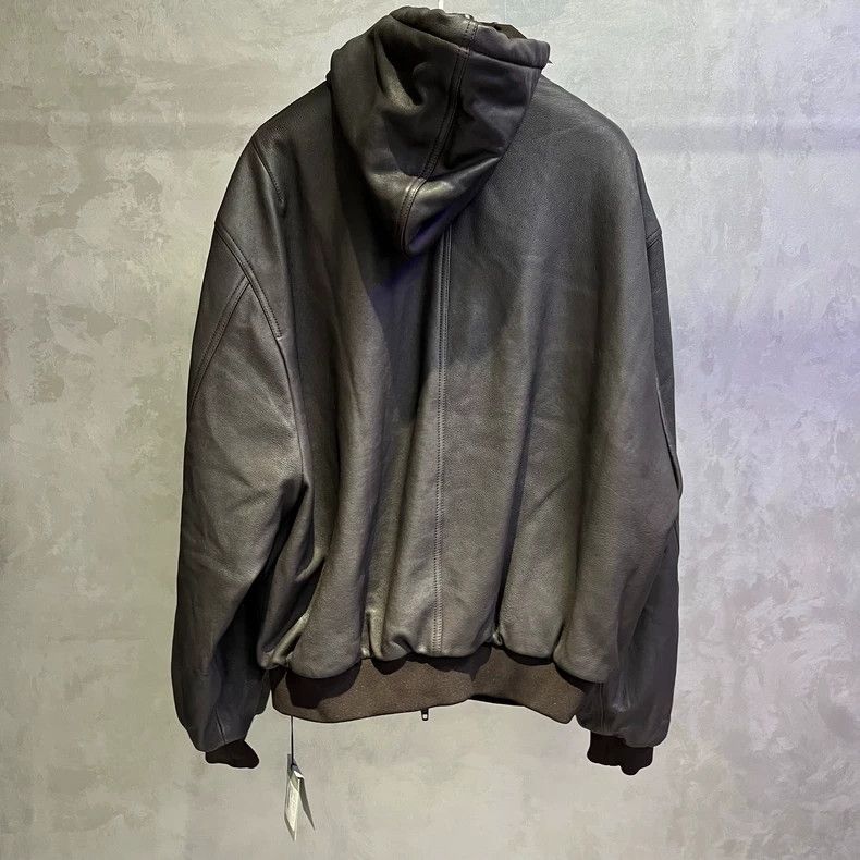 Balenciaga Balenciaga Brown Logo Hooded Jacket Size US L / EU 52-54 / 3 - 6 Thumbnail