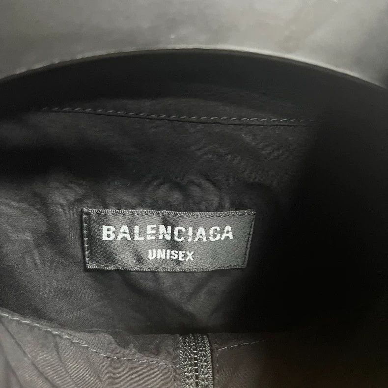 Balenciaga Black Balenciaga Logo Windbreaker Jacket Size US M / EU 48-50 / 2 - 2 Thumbnail