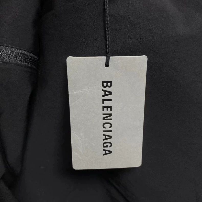 Balenciaga Balenciaga Black Logo Print Windbreaker Jacket Size US M / EU 48-50 / 2 - 4 Thumbnail