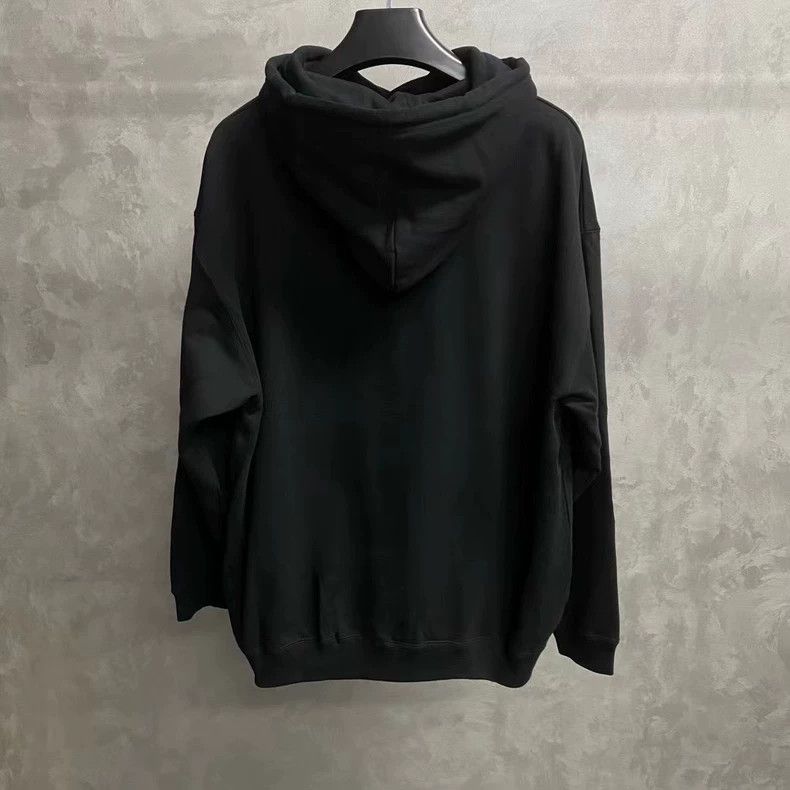 Balenciaga Balenciaga Black Crown Logo Hoodie Size US XS / EU 42 / 0 - 2 Thumbnail