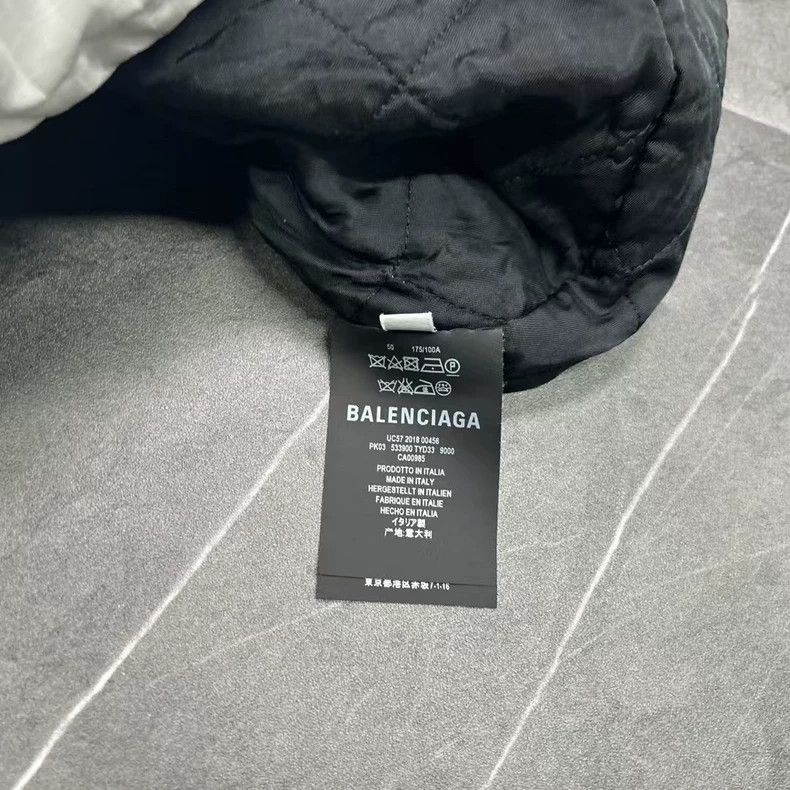 Balenciaga Balenciaga White Logo Cotton Jacket Size US L / EU 52-54 / 3 - 3 Thumbnail