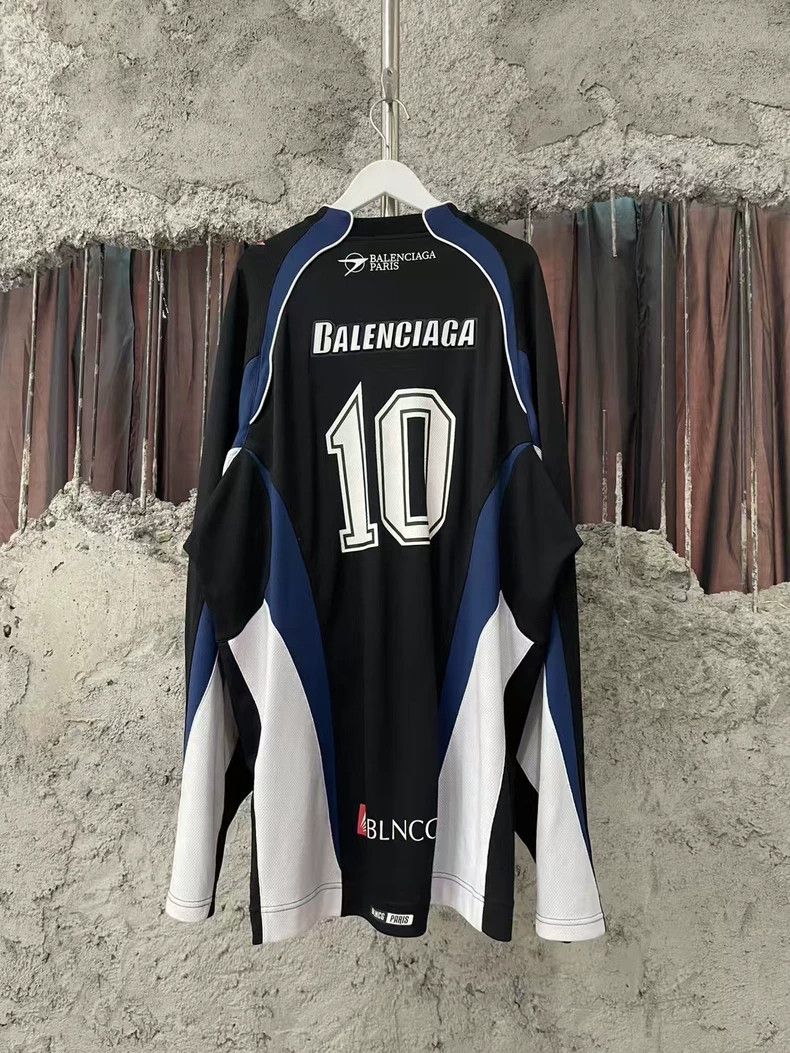 Balenciaga Balenciaga Long Sleeve Hockey Jersey | Grailed