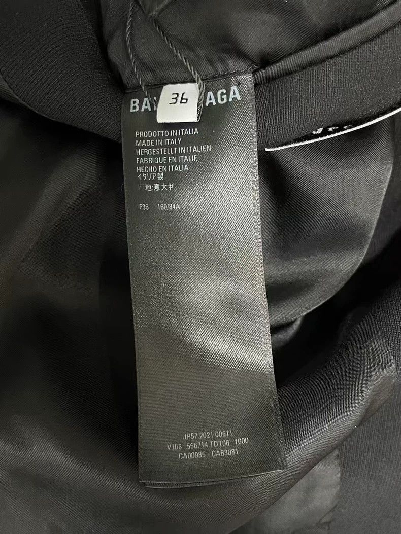 Balenciaga Balenciaga Black Printed Sleeve Label Suit Size US M / EU 48-50 / 2 - 7 Thumbnail