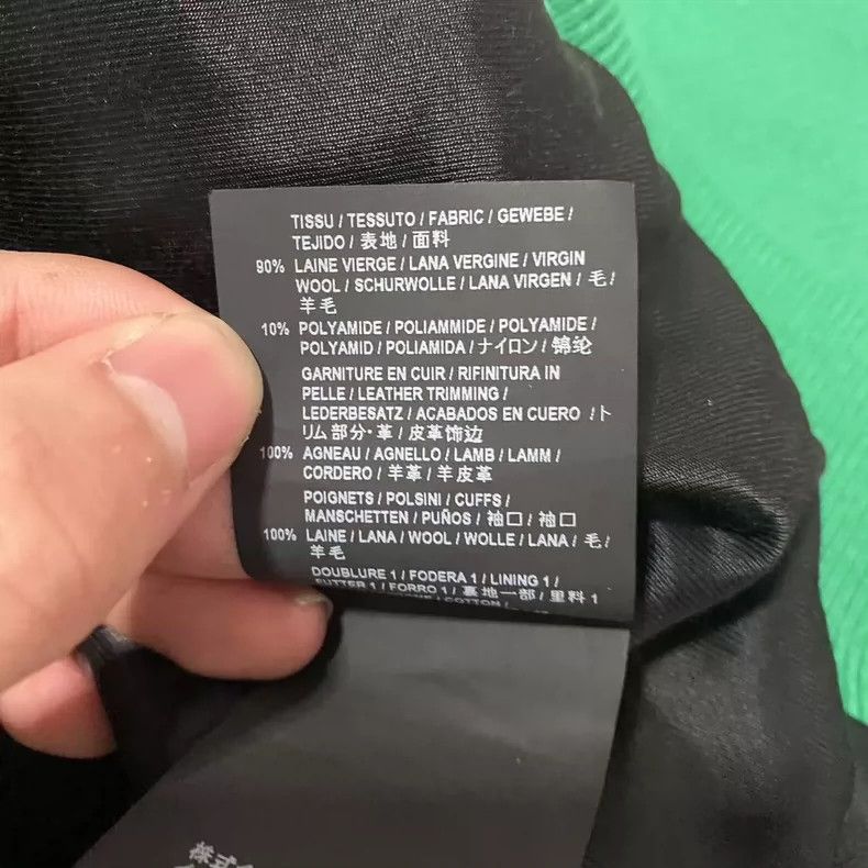 Saint Laurent Paris Saint Laurent Green and White Varsity Jacket Size US L / EU 52-54 / 3 - 6 Thumbnail