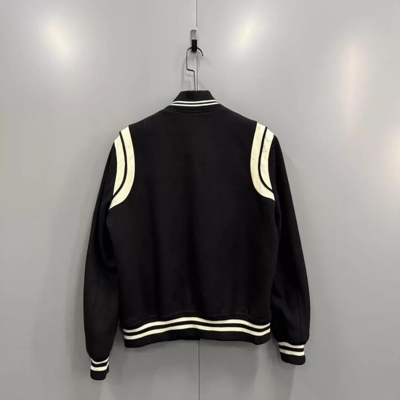 Saint Laurent Paris Saint Laurent Color Block Varsity Jacket Size US L / EU 52-54 / 3 - 2 Thumbnail