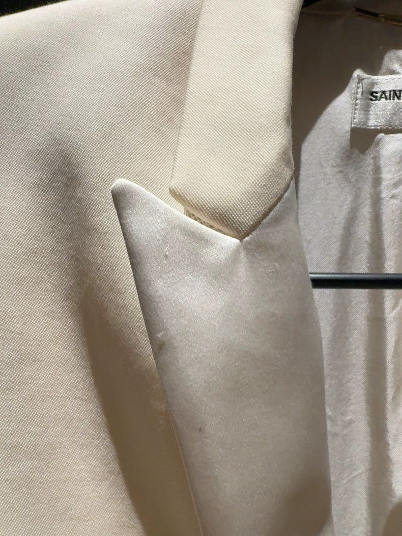 Saint Laurent Paris Saint Laurent White Suit Jacket for Spring Size US M / EU 48-50 / 2 - 3 Thumbnail