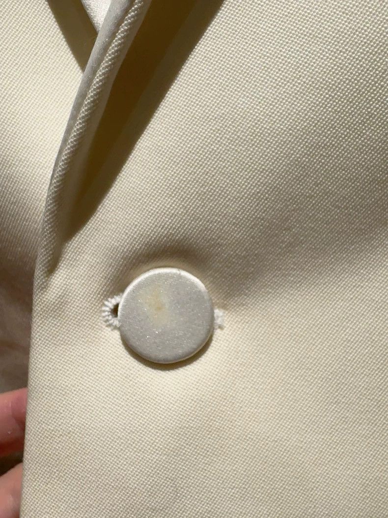 Saint Laurent Paris Saint Laurent White Suit Jacket for Spring Size US M / EU 48-50 / 2 - 4 Thumbnail