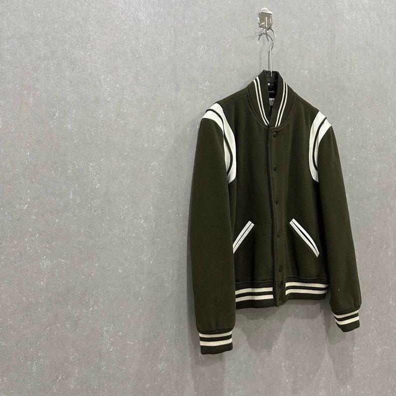 Saint Laurent Paris Saint Laurent Striped Baseball Jacket Size US M / EU 48-50 / 2 - 3 Thumbnail