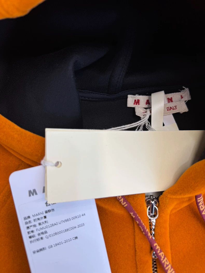 Marni Marni Men's Zip Long Sleeve Hoodie Size US L / EU 52-54 / 3 - 5 Thumbnail