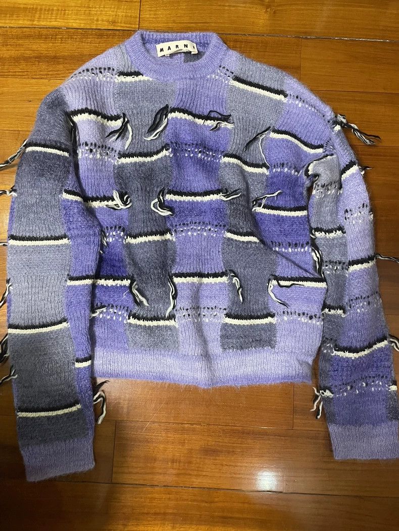 Marni Marni Knit Sweater with Unique Design Size US M / EU 48-50 / 2 - 2 Thumbnail