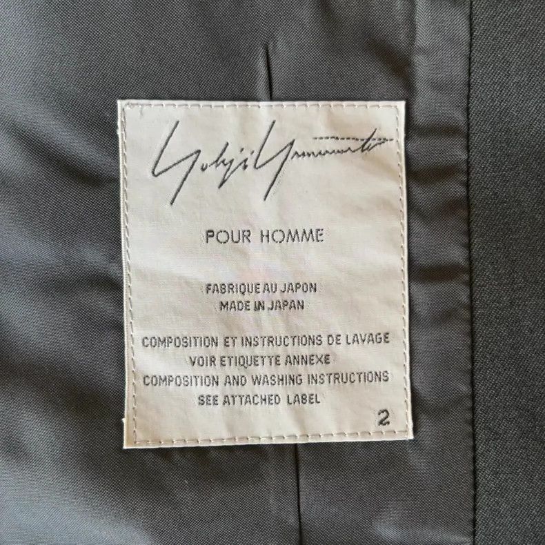 Yohji Yamamoto Yohji Yamamoto Black Wool Suit Jacket Size US M / EU 48-50 / 2 - 7 Thumbnail