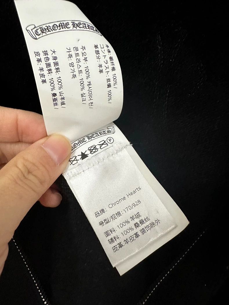 Chrome Hearts High-End Cashmere Silk Leather Hoodie Size US S / EU 44-46 / 1 - 6 Thumbnail
