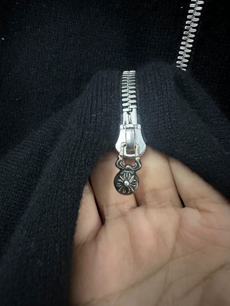 Chrome Hearts High-End Cashmere Silk Leather Hoodie Size US S / EU 44-46 / 1 - 3 Thumbnail