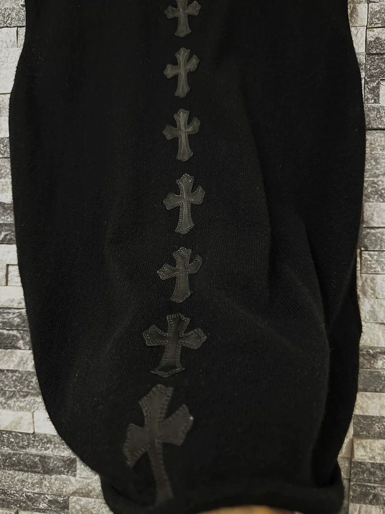 Chrome Hearts High-End Cashmere Silk Leather Hoodie Size US S / EU 44-46 / 1 - 8 Thumbnail
