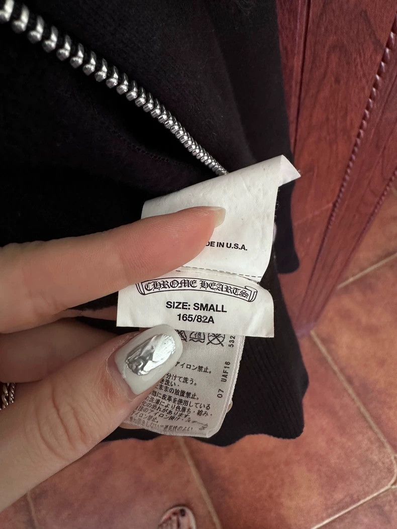 Chrome Hearts Black Zipper Hoodie from Chrome Hearts Size US S / EU 44-46 / 1 - 8 Thumbnail