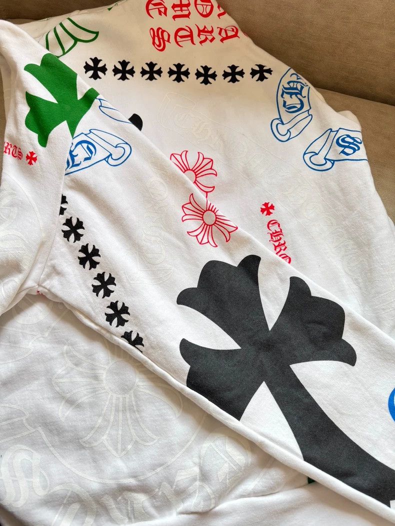 Chrome Hearts Chrome Hearts Stencil Logo Long Sleeve Hoodie Size US L / EU 52-54 / 3 - 4 Thumbnail