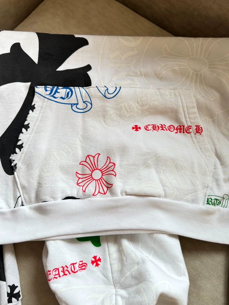 Chrome Hearts Chrome Hearts Stencil Logo Long Sleeve Hoodie Size US L / EU 52-54 / 3 - 5 Thumbnail