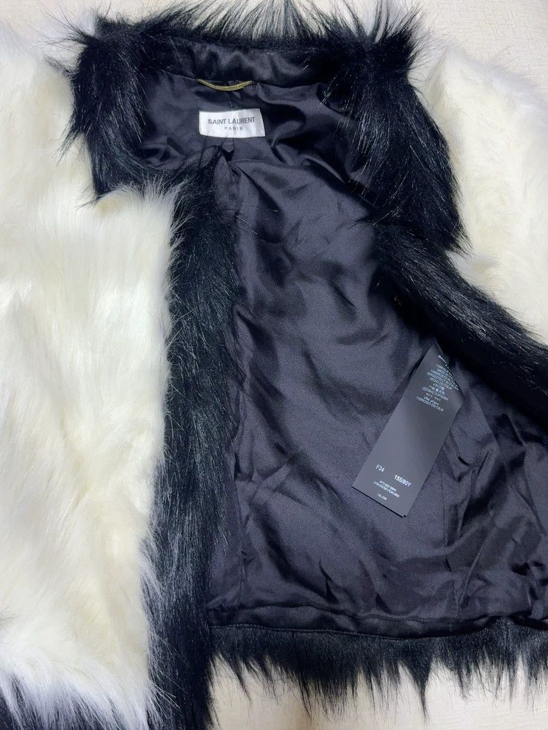 Saint Laurent Paris Saint Laurent Eco-Friendly Fur Coat Size M / US 6-8 / IT 42-44 - 5 Thumbnail