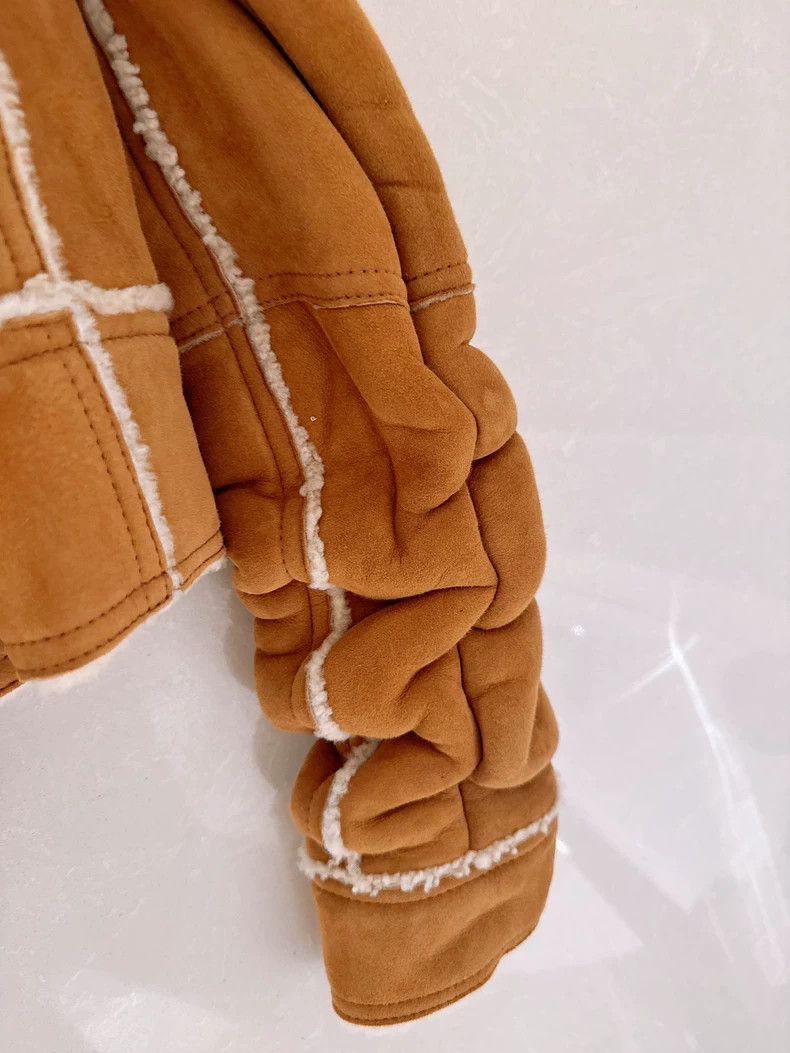 Saint Laurent Paris Saint Laurent Brown Shearling Jacket Size US M / EU 48-50 / 2 - 4 Thumbnail