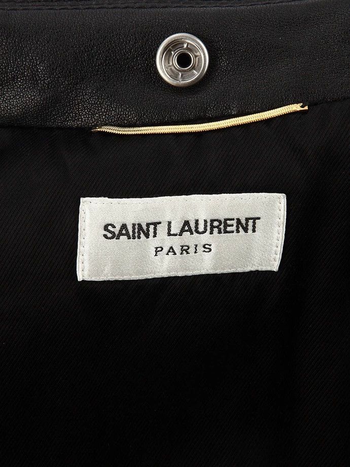 Saint Laurent Paris Saint Laurent Fur Leather Jacket Size US S / EU 44-46 / 1 - 6 Thumbnail