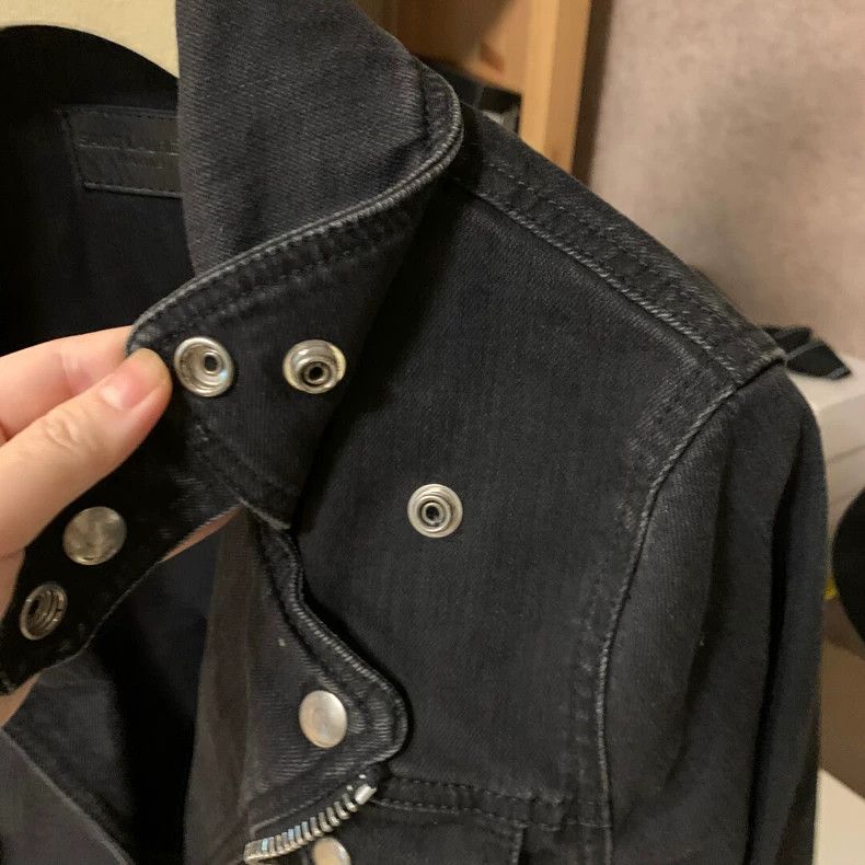 Saint Laurent Paris Saint Laurent Denim Jacket for Women Size US S / EU 44-46 / 1 - 4 Thumbnail