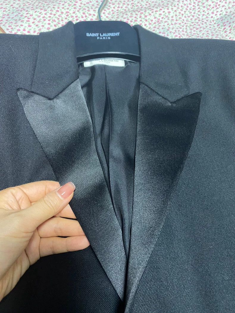 Saint Laurent Paris YSL Women’s Suit Cape Coat Size US M / EU 48-50 / 2 - 3 Thumbnail