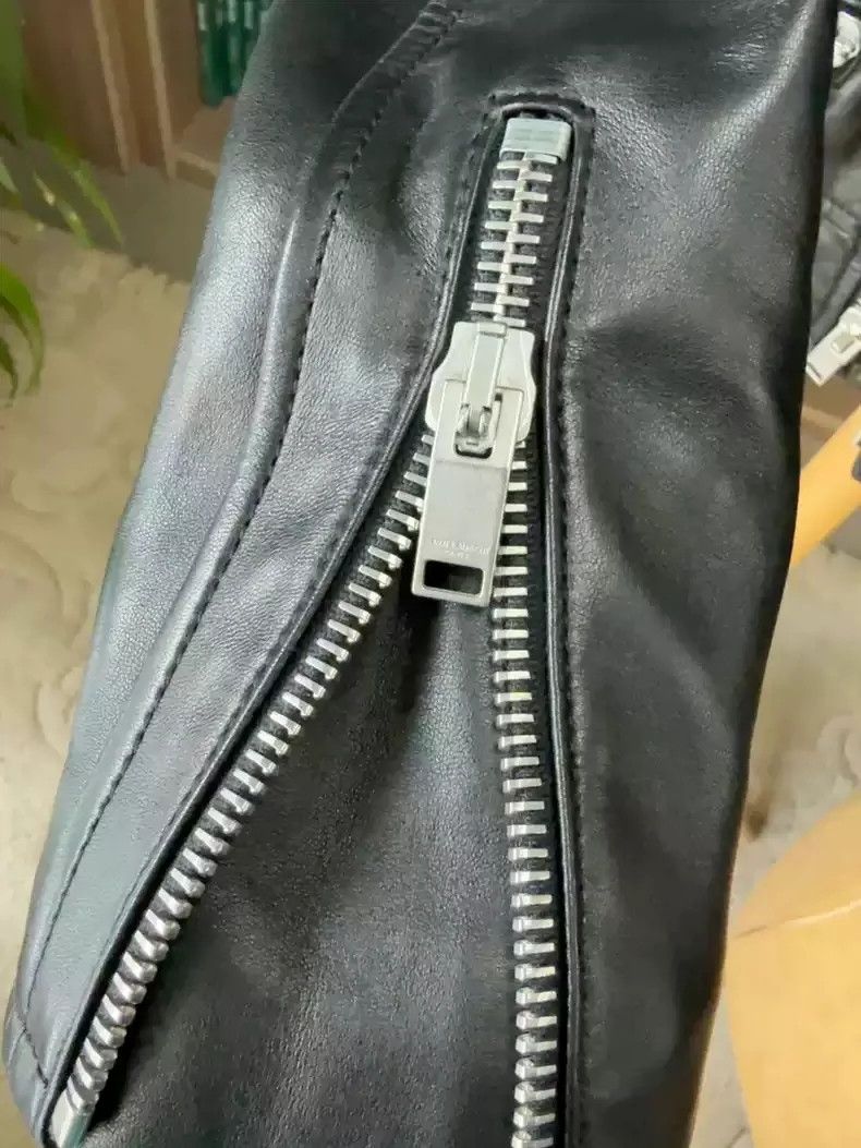 Saint Laurent Paris Saint Laurent Lambskin Leather Biker Jacket Size US S / EU 44-46 / 1 - 6 Thumbnail