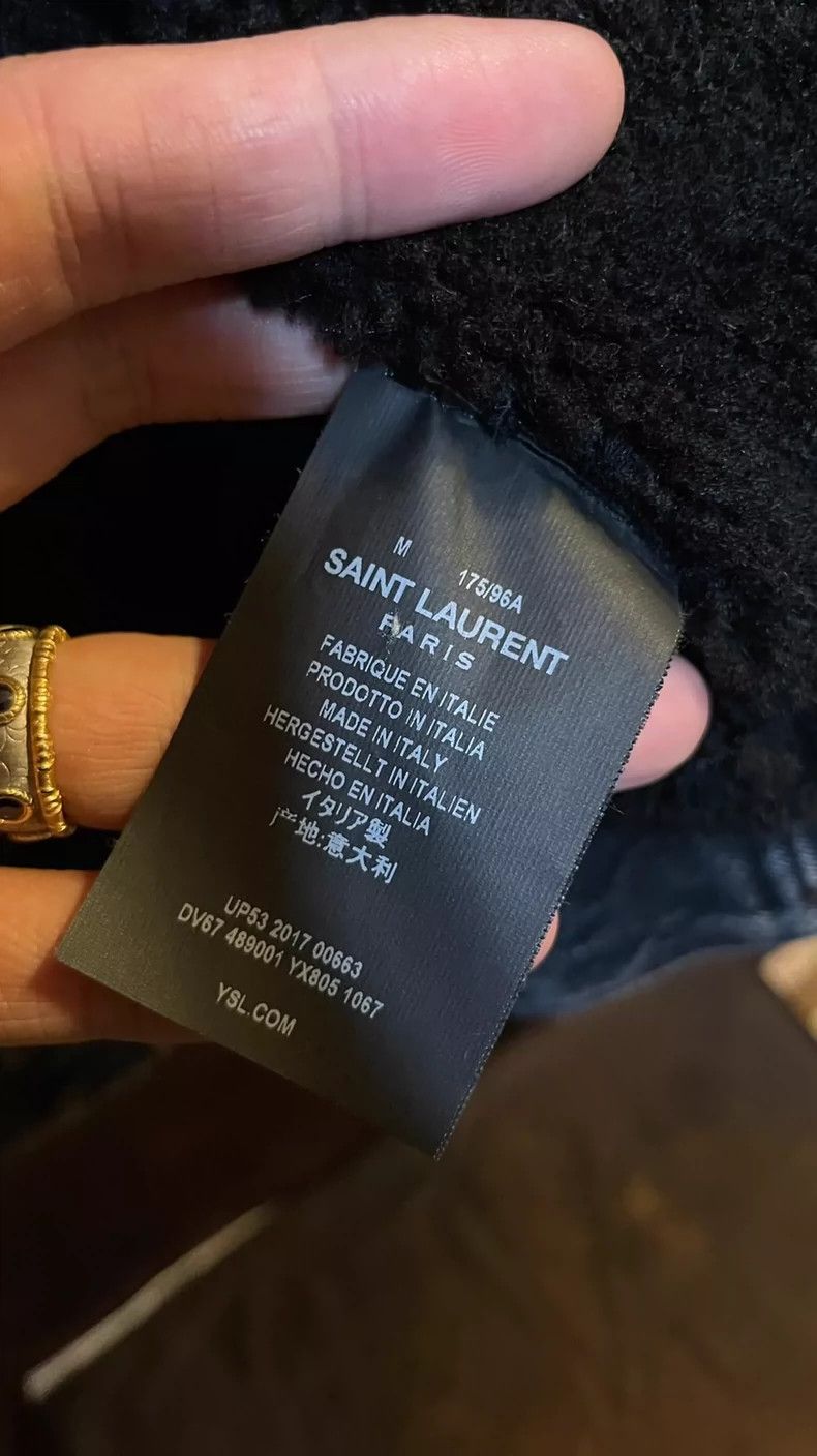 Saint Laurent Paris Saint Laurent Denim Fur Jacket Size US M / EU 48-50 / 2 - 6 Thumbnail