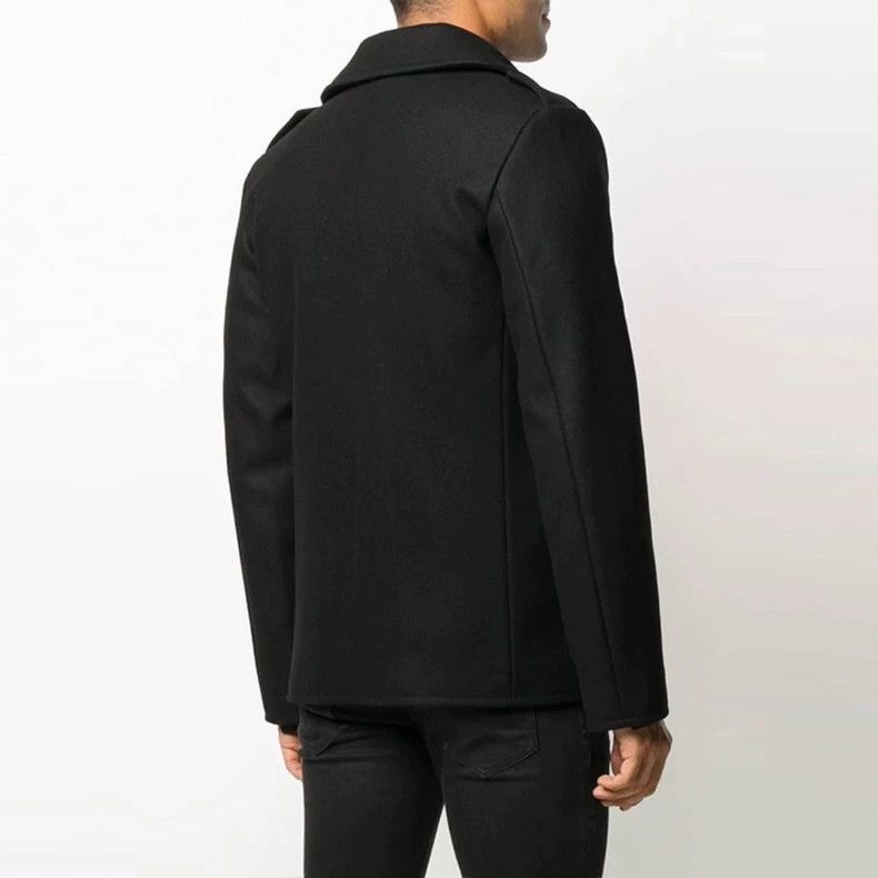 Saint Laurent Paris Saint Laurent Double-Breasted Wool Coat Size US M / EU 48-50 / 2 - 7 Thumbnail