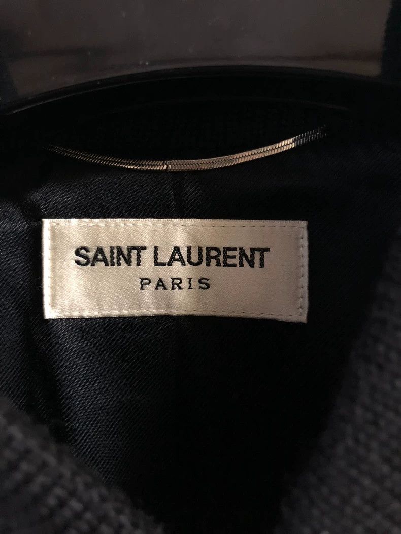 Saint Laurent Paris Saint Laurent Black and White Varsity Jacket Size US XL / EU 56 / 4 - 6 Thumbnail