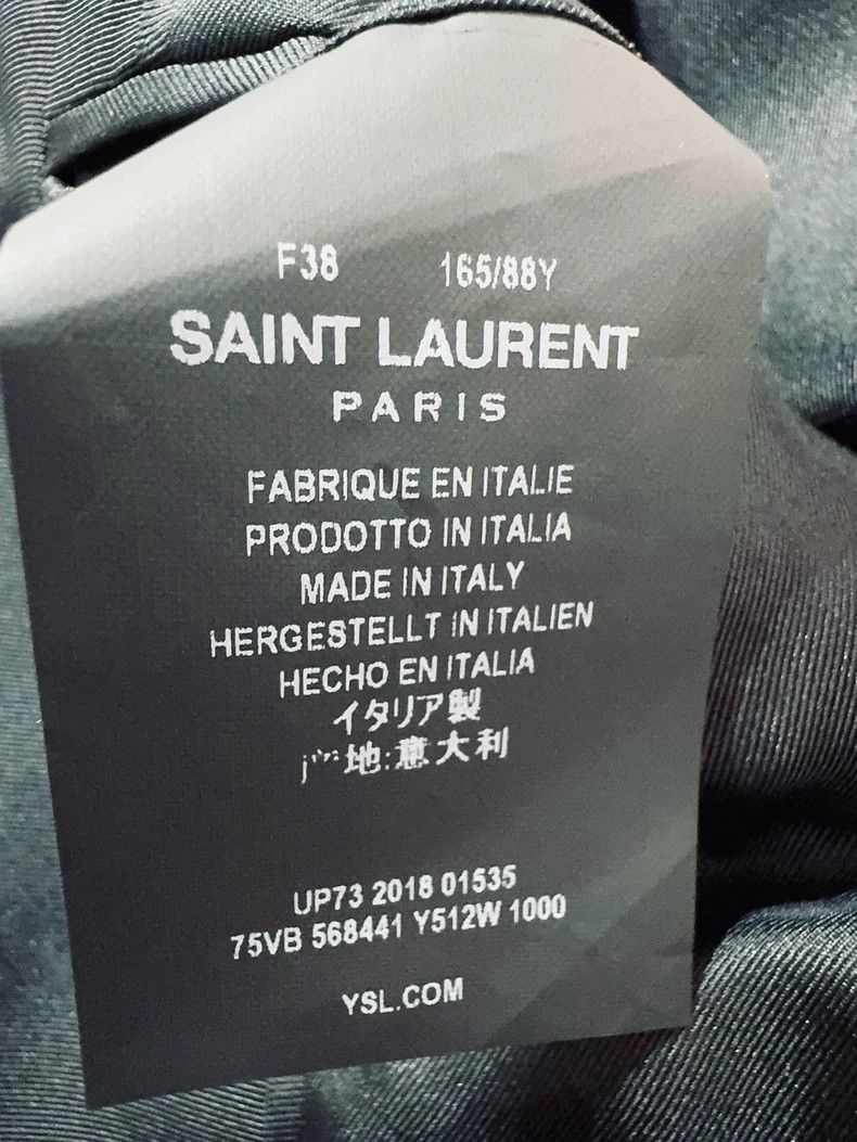 Saint Laurent Paris Black Saint Laurent Blazer with Tags Size US M / EU 48-50 / 2 - 7 Thumbnail