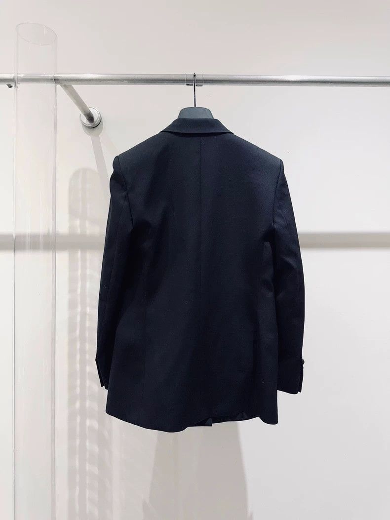 Saint Laurent Paris Black Saint Laurent Blazer with Tags Size US M / EU 48-50 / 2 - 2 Thumbnail