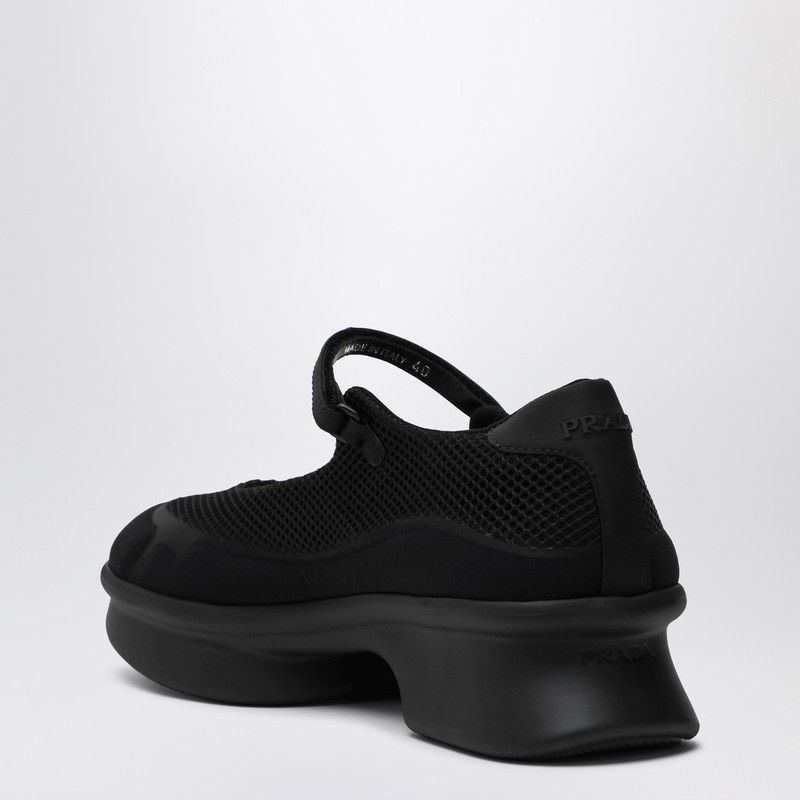 Prada Prada Black Mesh Ballerina Size US 10 / IT 40 - 2 Thumbnail