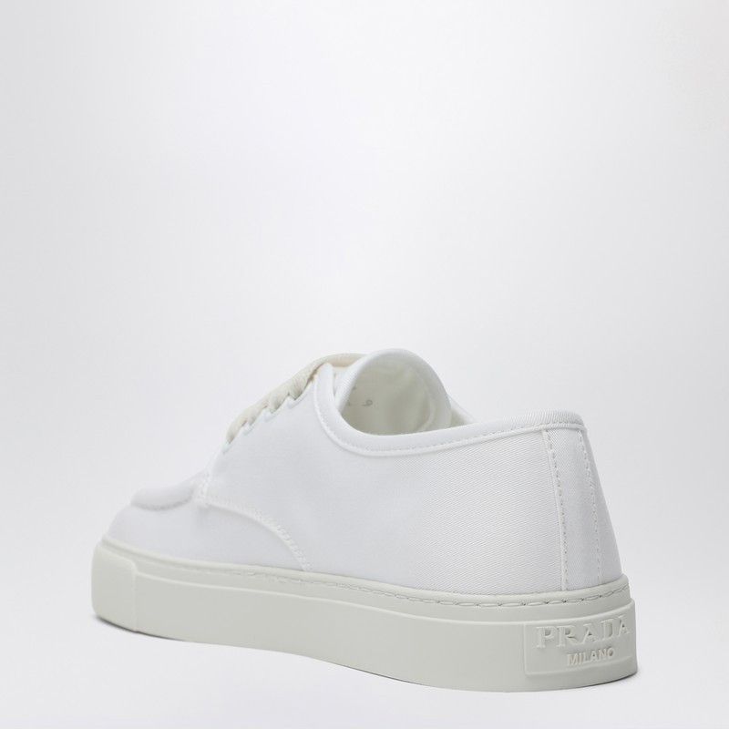 Prada Prada White Sneaker In Cotton Canvas Size US 7 / EU 40 - 2 Thumbnail