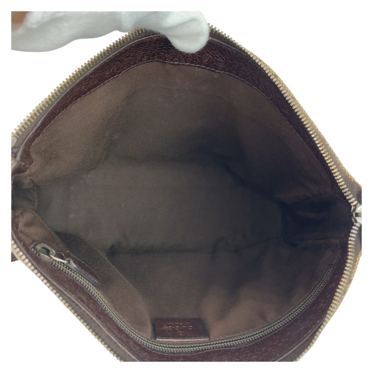 Gucci Gucci Gucci GG Canvas Leather Shoulder Bag Canvas Shoulder Bag 114273 DUTY FREE for USA Size ONE SIZE - 9 Thumbnail