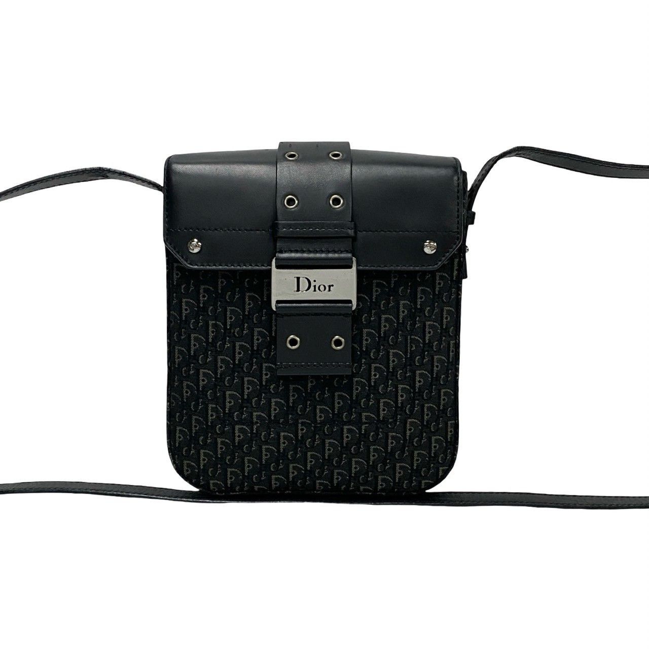 Dior Dior Christian Dior Street Chic Trotter Canvas Leather Shoulder Bag Leather Shoulder Bag DUTY FREE for USA Size ONE SIZE - 2 Thumbnail