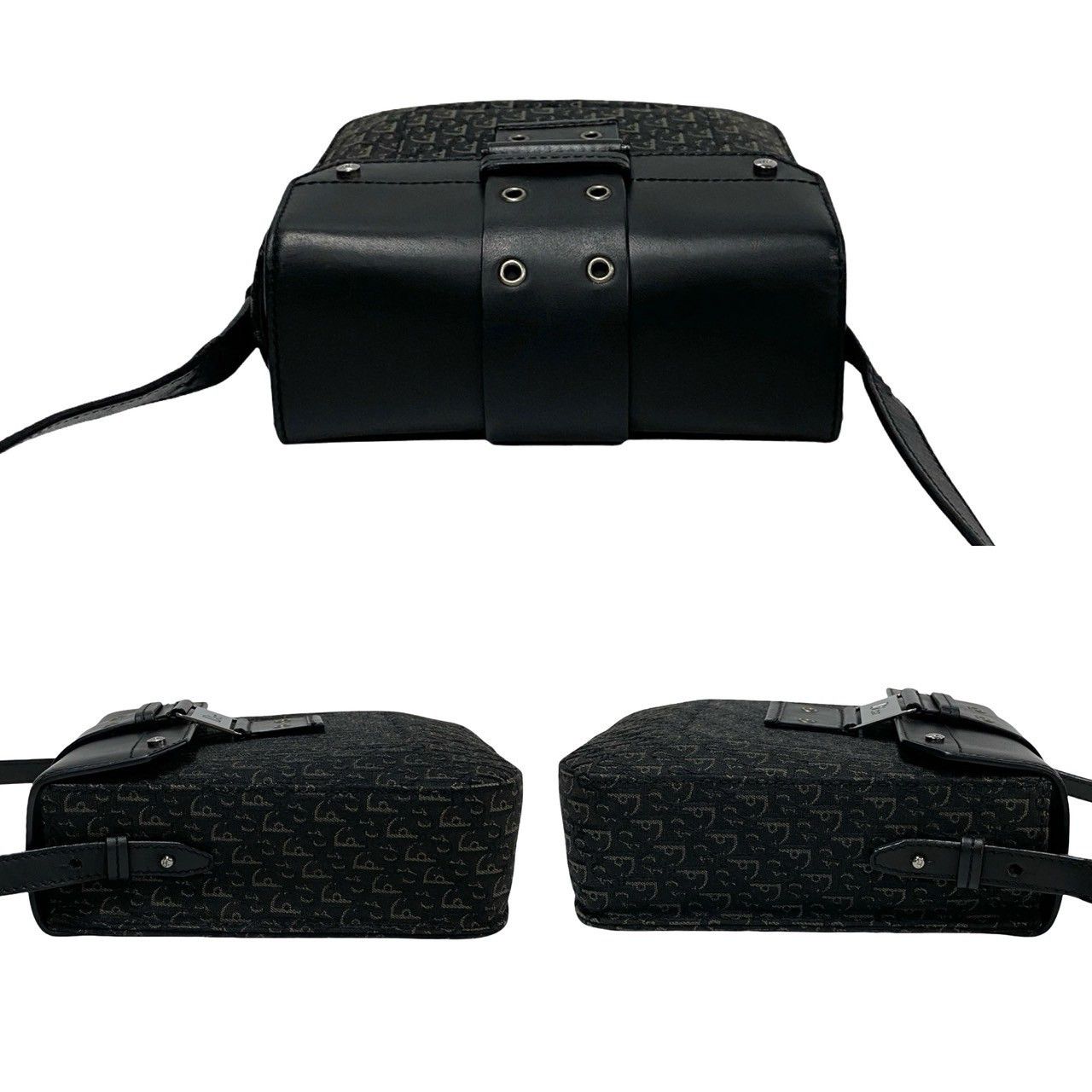 Dior Dior Christian Dior Street Chic Trotter Canvas Leather Shoulder Bag Leather Shoulder Bag DUTY FREE for USA Size ONE SIZE - 6 Thumbnail