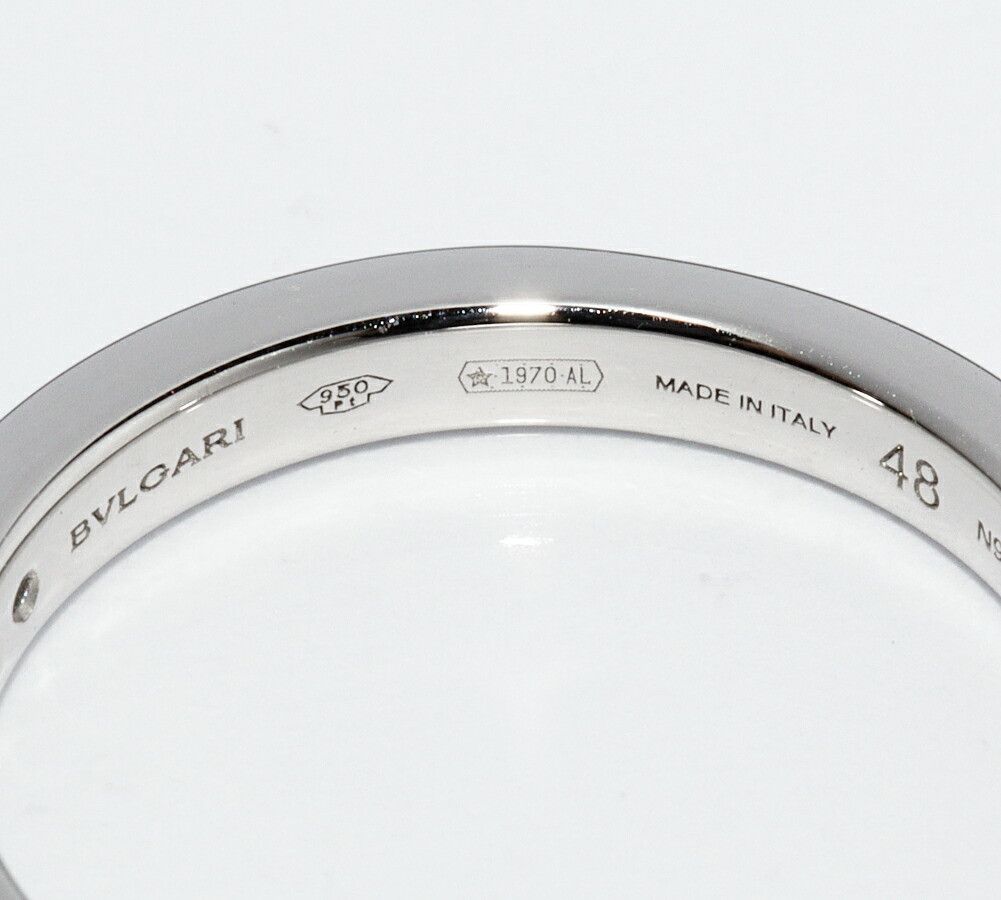 Bvlgari Bvlgari BVLGARI Dedicate a Venezia Pt950 Diamond Ring Size 8 Metal Ring AN857560 DUTY FREE for USA Size ONE SIZE - 4 Thumbnail