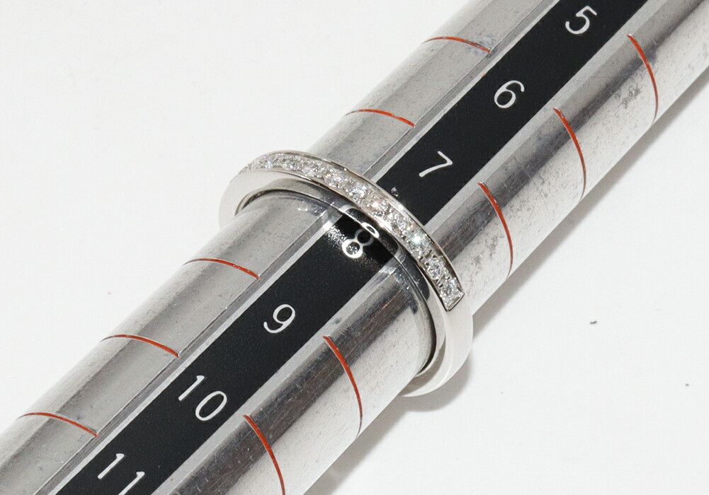 Bvlgari Bvlgari BVLGARI Dedicate a Venezia Pt950 Diamond Ring Size 8 Metal Ring AN857560 DUTY FREE for USA Size ONE SIZE - 2 Thumbnail