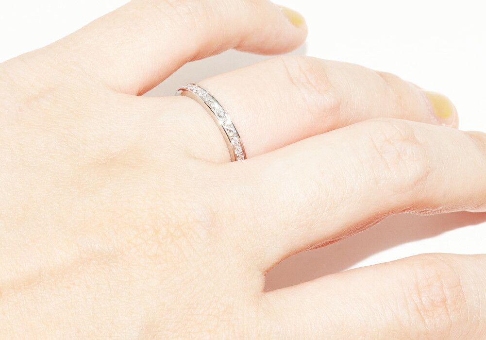 Bvlgari Bvlgari BVLGARI Dedicate a Venezia Pt950 Diamond Ring Size 8 Metal Ring AN857560 DUTY FREE for USA Size ONE SIZE - 6 Thumbnail