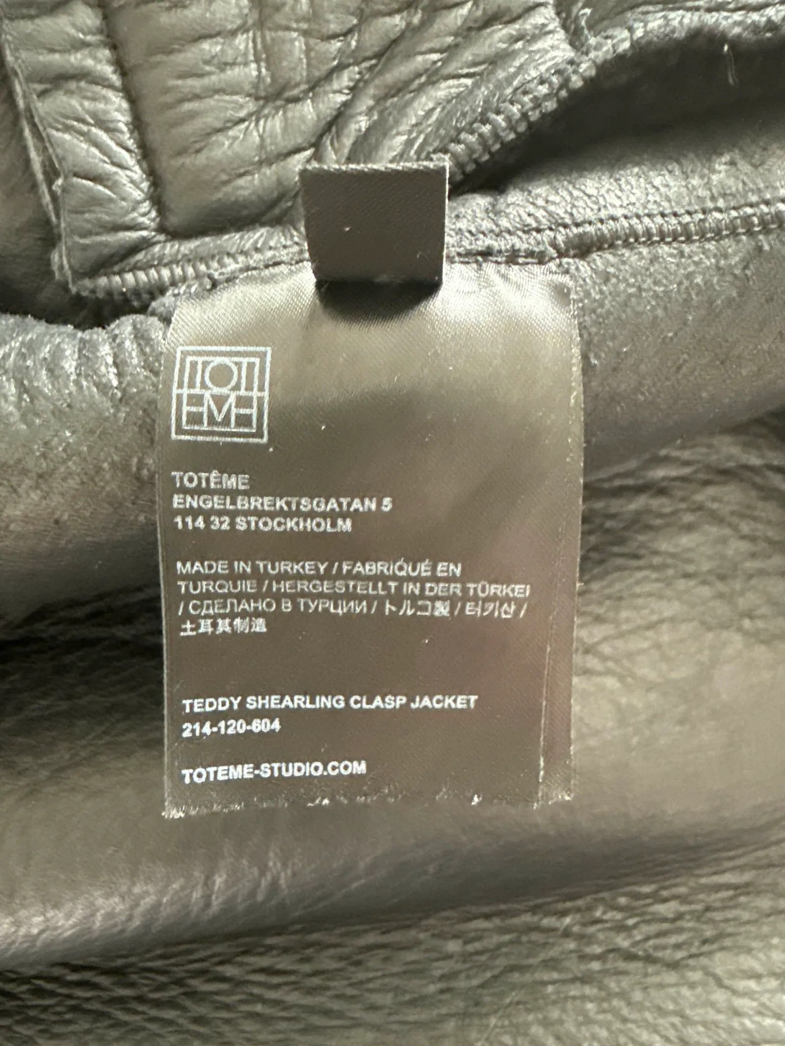 Toteme Toteme Teddy shearling clasp jacket Jacket Size S / US 4 / IT 40 - 5 Thumbnail