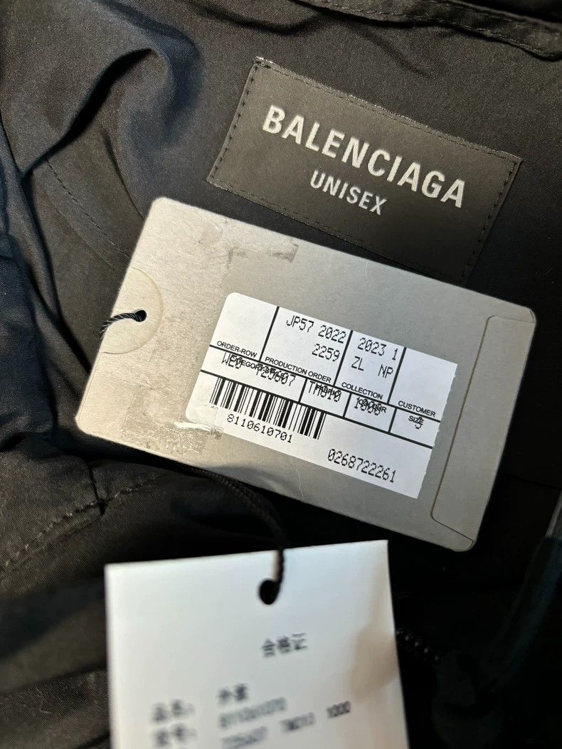 Balenciaga Balenciaga Archive Logo Print Hooded Jacket Size US S / EU 44-46 / 1 - 3 Thumbnail