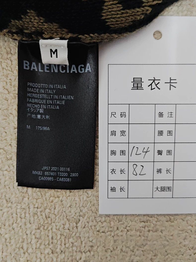 Balenciaga Balenciaga Logo Knit Sweater Size US M / EU 48-50 / 2 - 5 Thumbnail